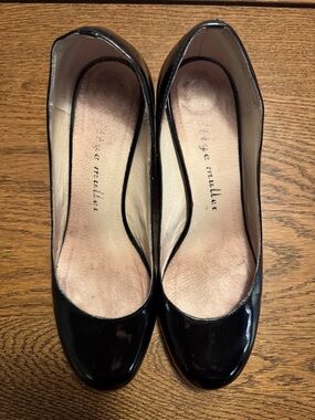 Bettye Muller Black Patent Leather Heels